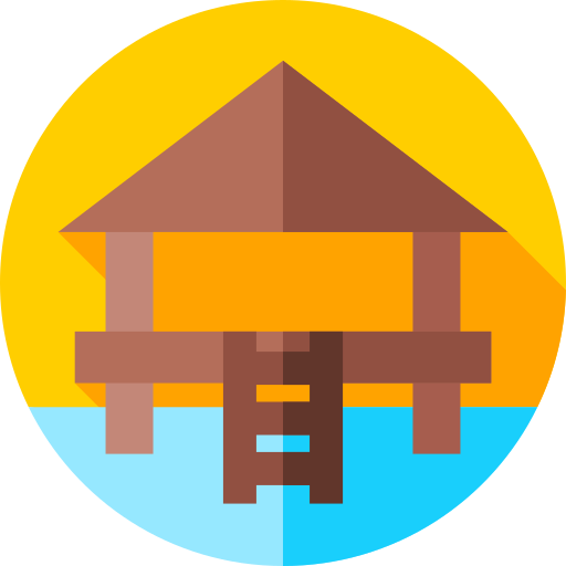 bungalow Icône gratuit bungalow Icône gratuit
