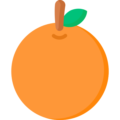 Orange juice free icon