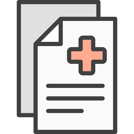 Medical report Generic Outline Color icon