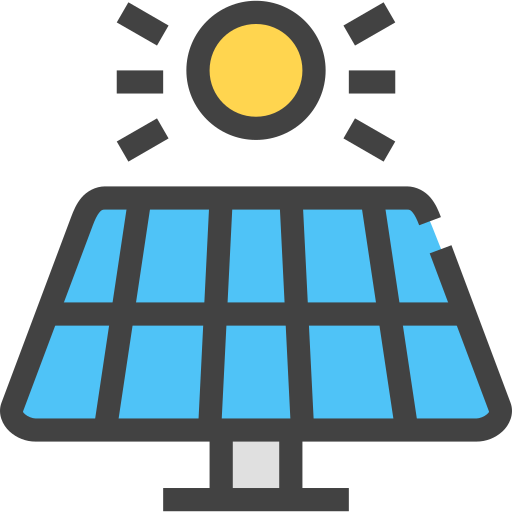 Solar panel Generic Outline Color icon