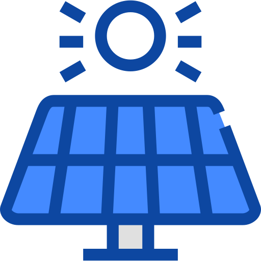 Solar panel Generic Blue icon