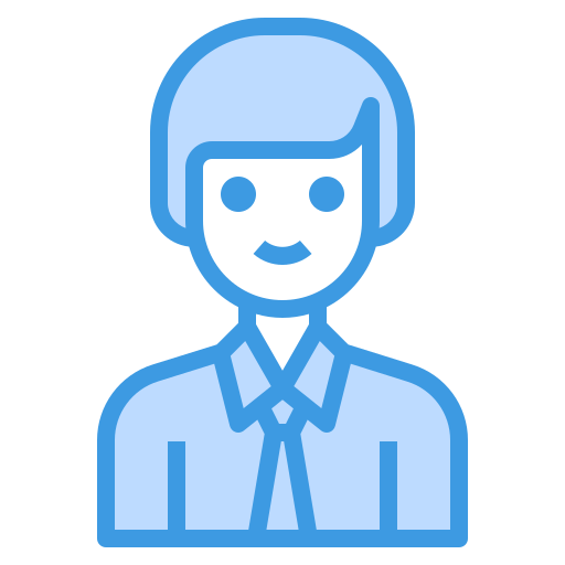 Businessman itim2101 Blue icon