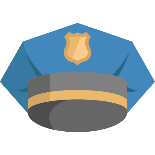 Gorra de policía - Iconos gratis de seguridad