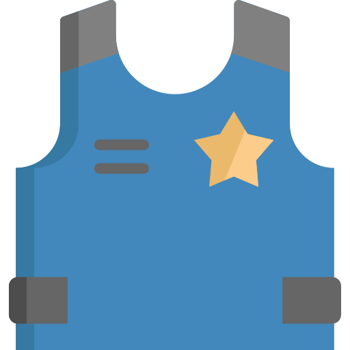 Bulletproof vest - free icon