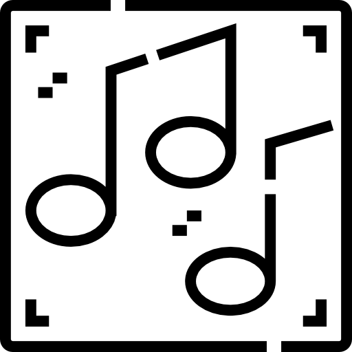 Musical note Detailed Straight Lineal icon