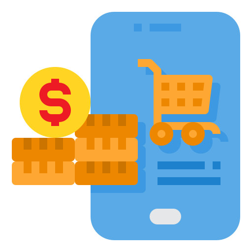 Mobile payment - Free commerce and shopping icons