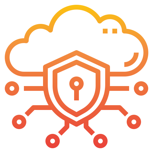 seguridad de datos icono gratis