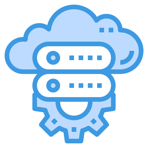 datos en la nube icono gratis