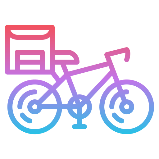bicicleta de entrega grátis ícone bicicleta de entrega grátis ícone