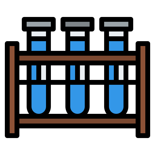 Test tubes - free icon