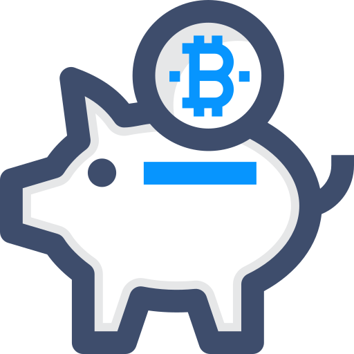 Piggy bank SBTS2018 Blue icon