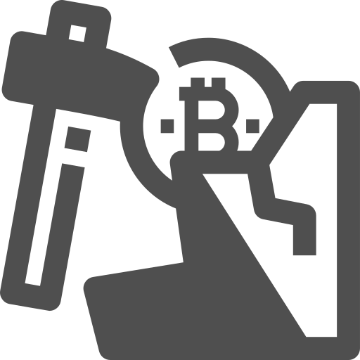 minería bitcoin icono gratis