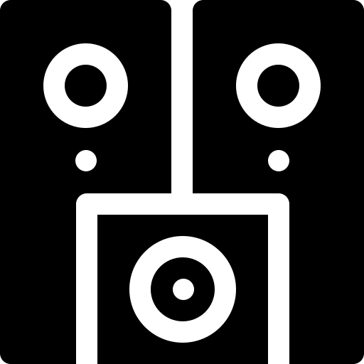Sound system free icon