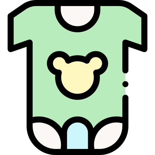 Bodysuit Detailed Rounded Lineal color icon