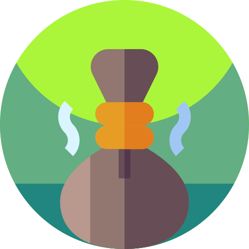 masaje a base de hierbas icono gratis