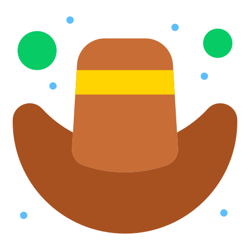 sombrero de vaquero icono gratis