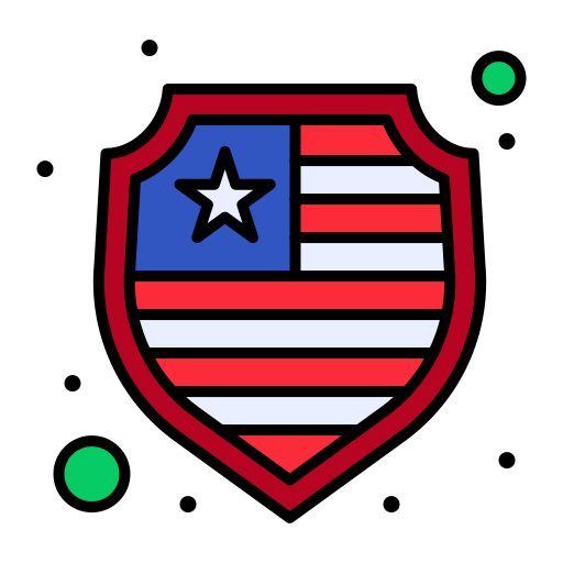 escudo de estados unidos icono gratis