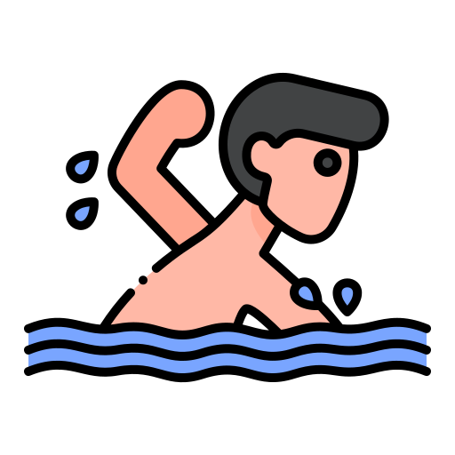 Swimming Generic Outline Color icon