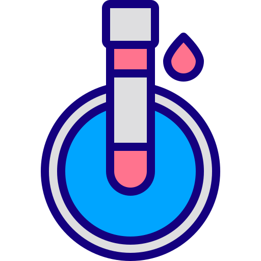 Blood Test Berkahicon Lineal Color Icon