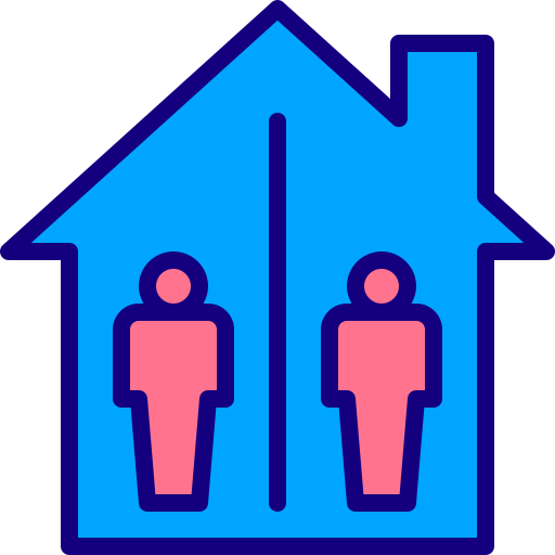reste à la maison Icône gratuit