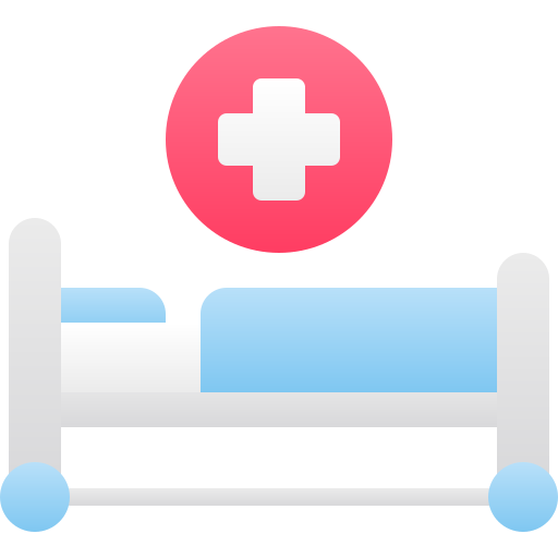 cama de hospital icono gratis