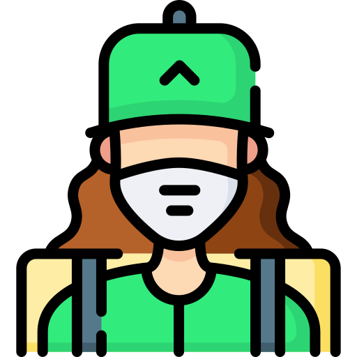 mujer de entrega icono gratis