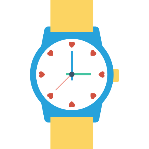 reloj de pulsera icono gratis