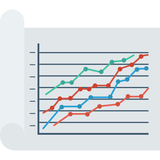 gráfico creciente icono gratis