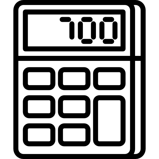 Calculator Special Lineal Icon