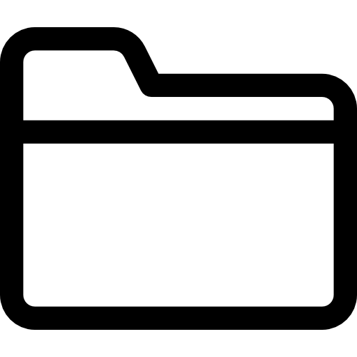 Folder Basic Rounded Lineal icon