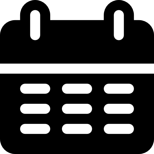 Calendar Basic Rounded Filled icon