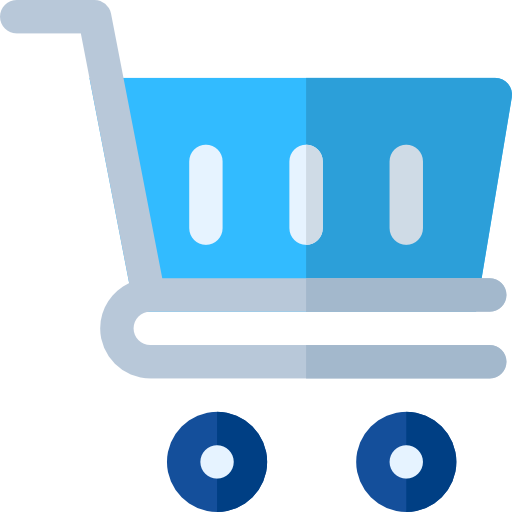 Shopping cart Basic Rounded Flat icon