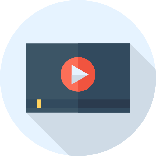 reproductor de video icono gratis