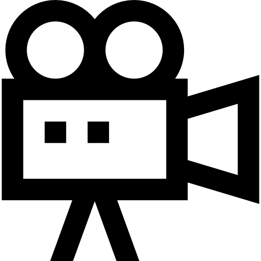 camara de video icono gratis