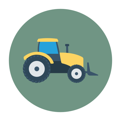 Tractor free icon Tractor free icon