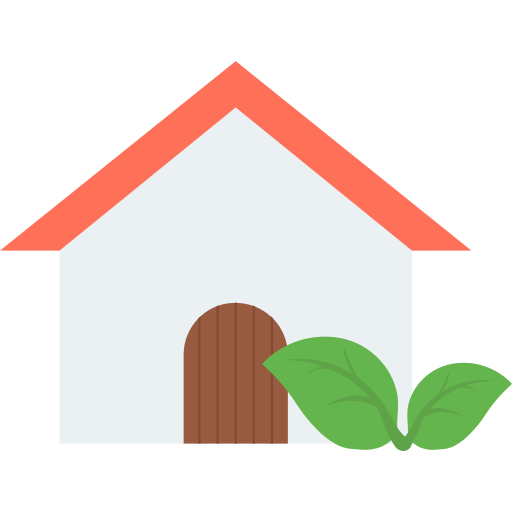 casa ecológica icono gratis