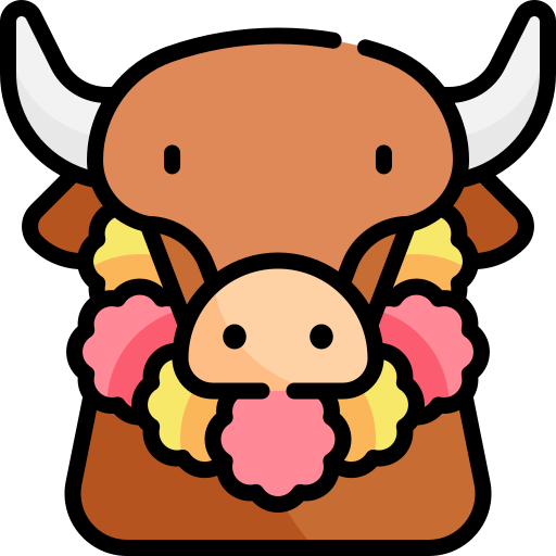 vaca sagrada icono gratis