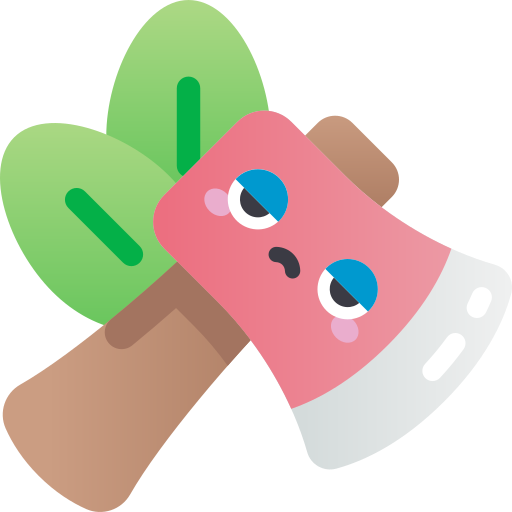 Deforestation free icon Deforestation free icon