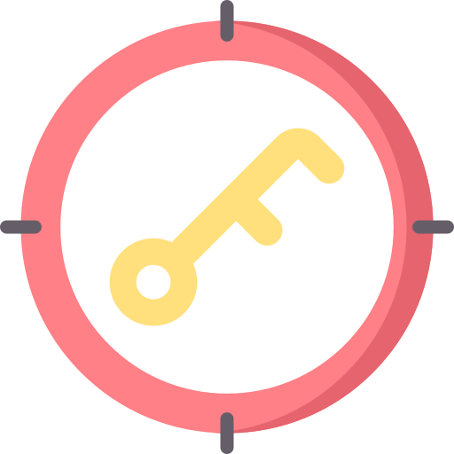 palabra clave icono gratis