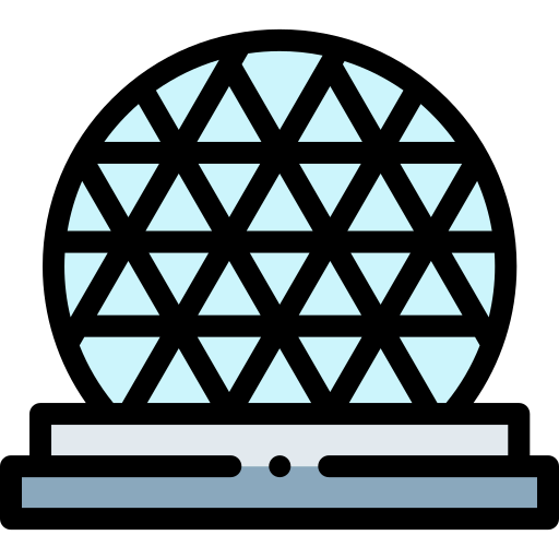 Montreal biosphere free icon Montreal biosphere free icon