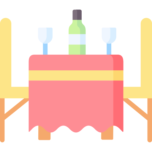 mesa del comedor icono gratis