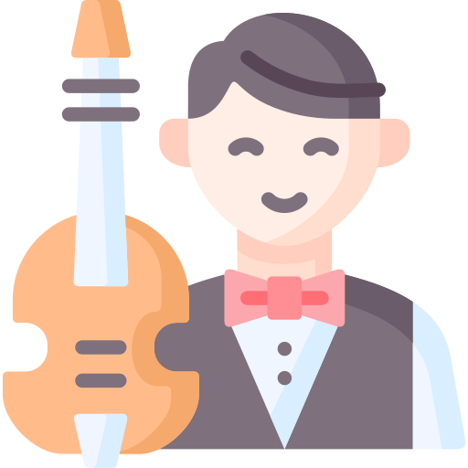 violoniste Icône gratuit violoniste Icône gratuit
