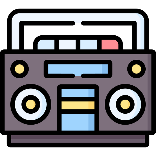 boombox icono gratis