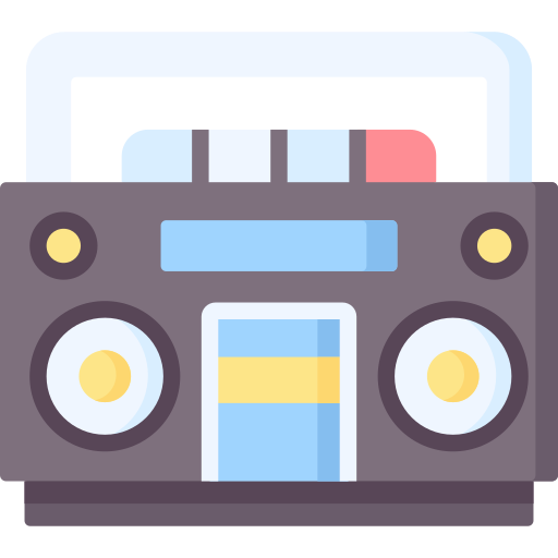 boombox icono gratis