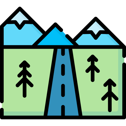 Mountain Special Lineal color icon