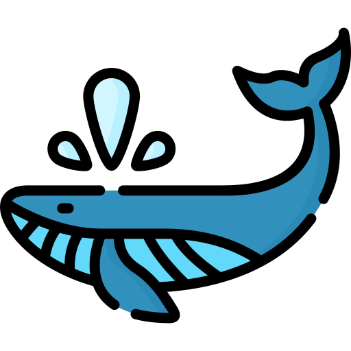 Whale free icon Whale free icon