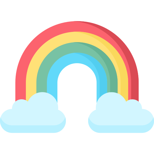 arco iris  icono gratis