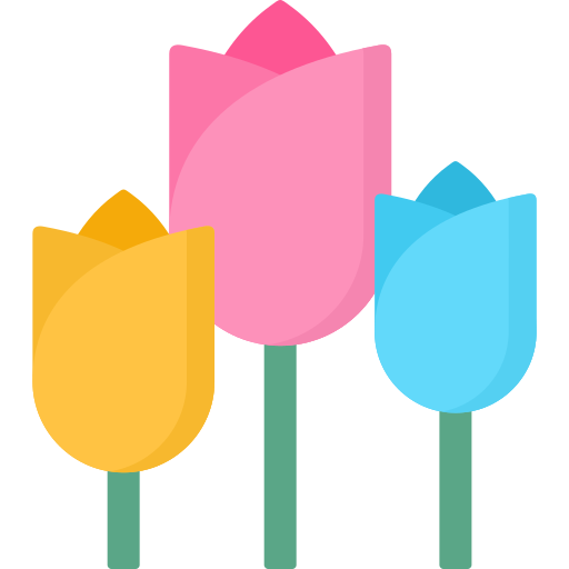 Tulips Special Flat icon