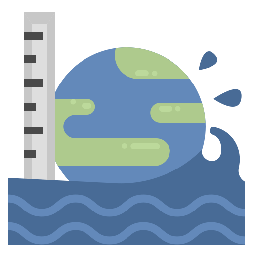 Sea Level Free Ecology And Environment Icons