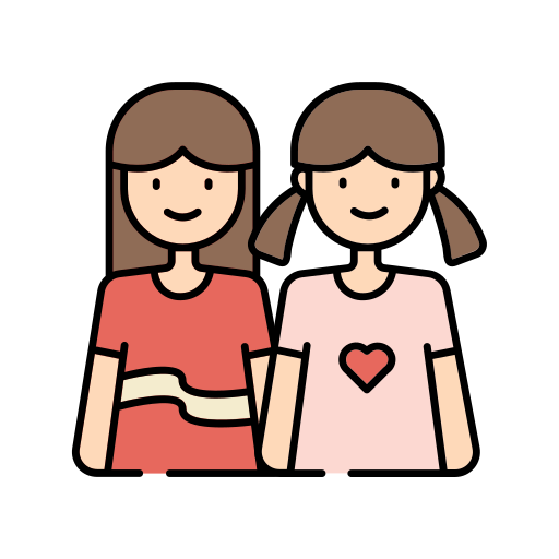 Sister Generic Outline Color icon